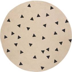 Ferm Living Jute Carpet Triangles Small Ø100