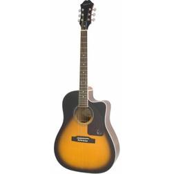 Epiphone AJ220SCE Vintage Sunburst Chitarra Semiacustica Jumbo