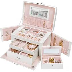 tectake Jewellery Box - White