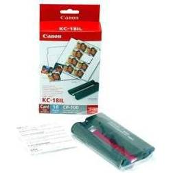 Canon KC-18IL Ink Cartridge Combo Pack - Color/Paper