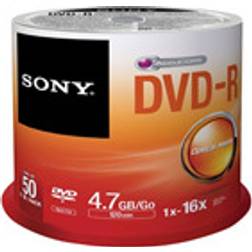 Sony DVD-R 4.7GB 16x Spindle 50-Pack