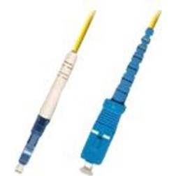 MicroConnect Singlemode OS2 9/125 Simplex LC / UPC - SC / UPC 1m