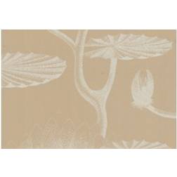 Cole & Son Lily Designtapete von and Sand/ Weiß beige