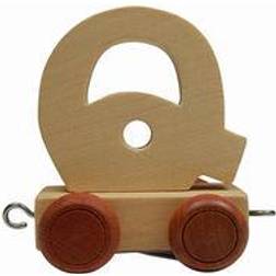 Bino Wooden Train Letter Q