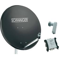 Schwaiger SAT Sans Récepteur SPI9961SET5 Nombre Dabonnés 8