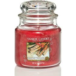 Yankee Candle Sparkling Cinnamon Medium Bougie Parfumée 411g