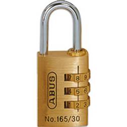 ABUS AV-Zahlen-Vorhangschloss 165/30 B/SB Messing