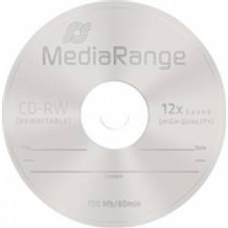 MediaRange 10 x CD-RW 700 Mo (80 min) 12x spindle