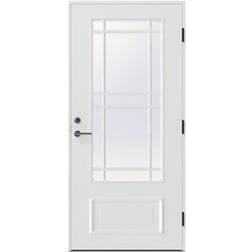Diplomat Estelle Q Ytterdörr Maskinantikt glas S 0502-Y H (90x210cm)