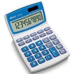 Ibico Calculatrice 210X Blanc/Bleu