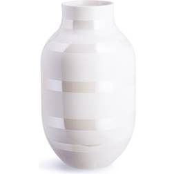 Kähler Omaggio Vase H 30.5 cm - Schwarz/Ø 19 cm Jarrón 30.5cm
