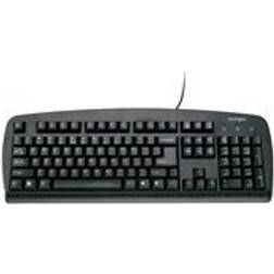 Kensington ValuKeyboard Clavier PS/2 USB Portugais Noir