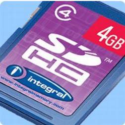 Integral carte SD 8 Go classe 4 Noir