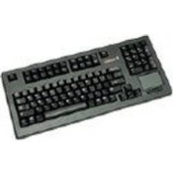 Cherry Wired USB Compact Touchpad Keyboard QWERTZ Black