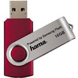 Hama 16gb Usb 2.0 16gb Usb 2.0 Negro, Plata Unidad Flash Usb Pendrive Memoria Usb