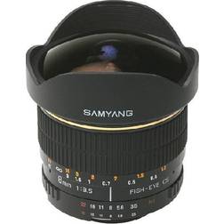 Samyang Cámara 8mm F/3.5 Asph If Mc Fisheye Cs Nikon Ae