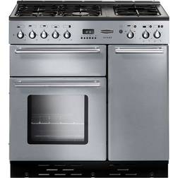 Rangemaster Toledo 90 Dual Fuel Beige, Black, Red