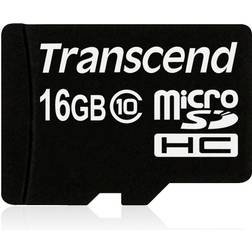 Transcend TS16GUSDC10 16GB MicroSDHC Classe 10 memoria flash