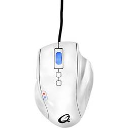 QPAD OM-75 PRO 7 Boutons Filaire USB Blanc