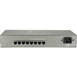 LevelOne FEP-0812 4 x POE+ 4 x RJ-45 10/100Base-TX PoE Ports