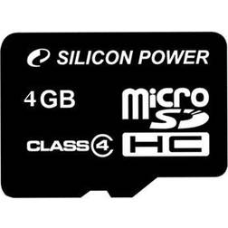 Silicon Power MicroSDHC Class 4 4GB