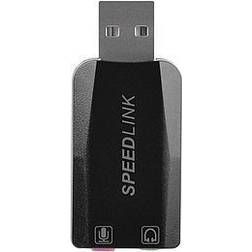 SpeedLink SL-8850-SBK Carte Son Microphone USB