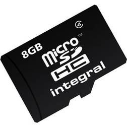 Integral Carte Micro SDHC 8 Go Noir