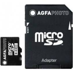 AGFAPHOTO 32GB MicroSDHC Class 10, 32 GB, Micro Secure Digital High-Capacity (MicroSDHC) Nero, 3,2 cm, 2,4 cm, 1 mm