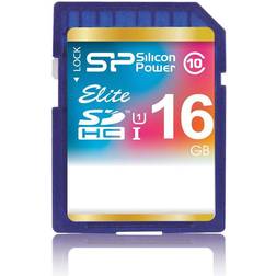 Silicon Power Elite Carte mémoire flash 16 Go Class 10 SDHC UHS-I