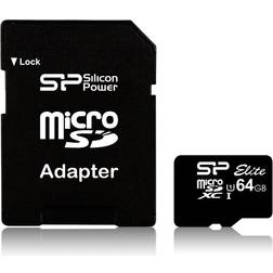 Silicon Power Elite 64gb Microsdxc Uhs-i Memoria Flash