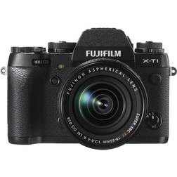 Fujifilm X-T1 Nero 18-55 mm f 2.8-4 Sensore X-Trans CMOS II 16.3 Mpx Display 3'' Filmati Full HD Wi-Fi