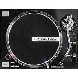 Reloop RP-7000 Direct Drive High Torque Turntable, High Gloss Black