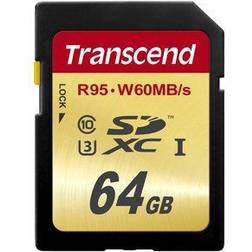 Transcend Sdxc Uhs-i U3 Card 64gb