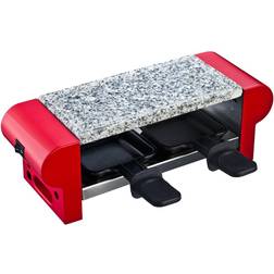 H.Koenig RP2 Raclette 2 Personas 350 W Acero Inoxidable Rojo