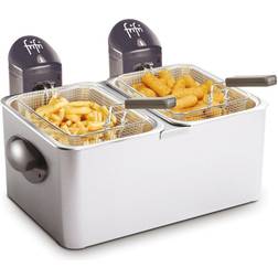 Frifri F1998 Friteuse Électrique Semi-Professionnelle Double 21.5 kg