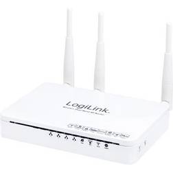 LogiLink WL0143 Dual-band 2.4 GHz / 5 GHz 128-bit WEP 64-bit WEP TKIP WDS WPA WPA WPA2 IEEE 802.11n Gigabit Ethernet Bianco