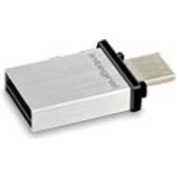 Integral Clé USB Micro Fusion 32 Go Argent, Noir USB 2.0