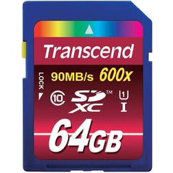 Transcend SDXC UHS-1 Class 10 600X 64GB