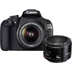 Canon EOS 1200D + 18-55mm + 50mm