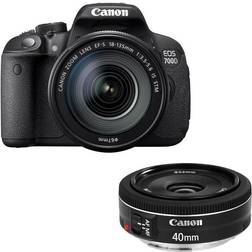Canon EOS 700D + 18-135mm IS STM + 40mm STM