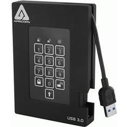 Apricorn 2tb Aegis Padlock Usb 3.0 Hard Drive (256-aes)