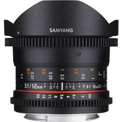 Samyang 12mm T3.1 VDSLR ED AS NCS Fisheye (Nikon)