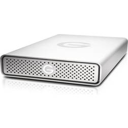 G-Technology 4TB G-DRIVE USB G1, ulkoinen 3.5" kiintolevy, USB 3.0, hopea