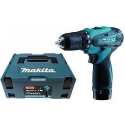 Makita Perceuse visseuse 10,8 V Li-Ion 1,3 Ah Ø 10 mm 2 batteries, chargeur, coffret DF330DWJ