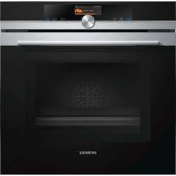 Siemens HM636GNS1 Rostfritt stål, Svart