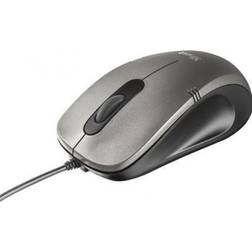 Trust Mouse Cavo 1000 DPI Nero Argento 20404