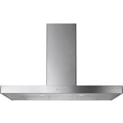 Rangemaster Flat Hood 90cm, Stainless Steel, Black