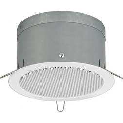 Monacor EDL-165AB/WS Altoparlante da Soffitto PA 1.5 W