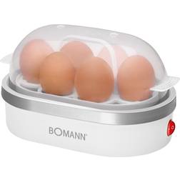 Bomann EK 5022 CB Capacité 6 Oeufs Blanc/Argent