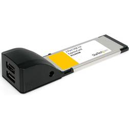 StarTech 2 Port ExpressCard Laptop USB 2.0 Adapter Card (EC230USB)